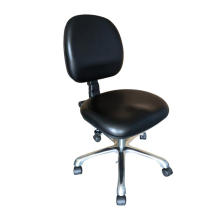 Factory Supplier Adjustable Durable Black Color Leather Antistatic ESD Chair for Cleanroom
